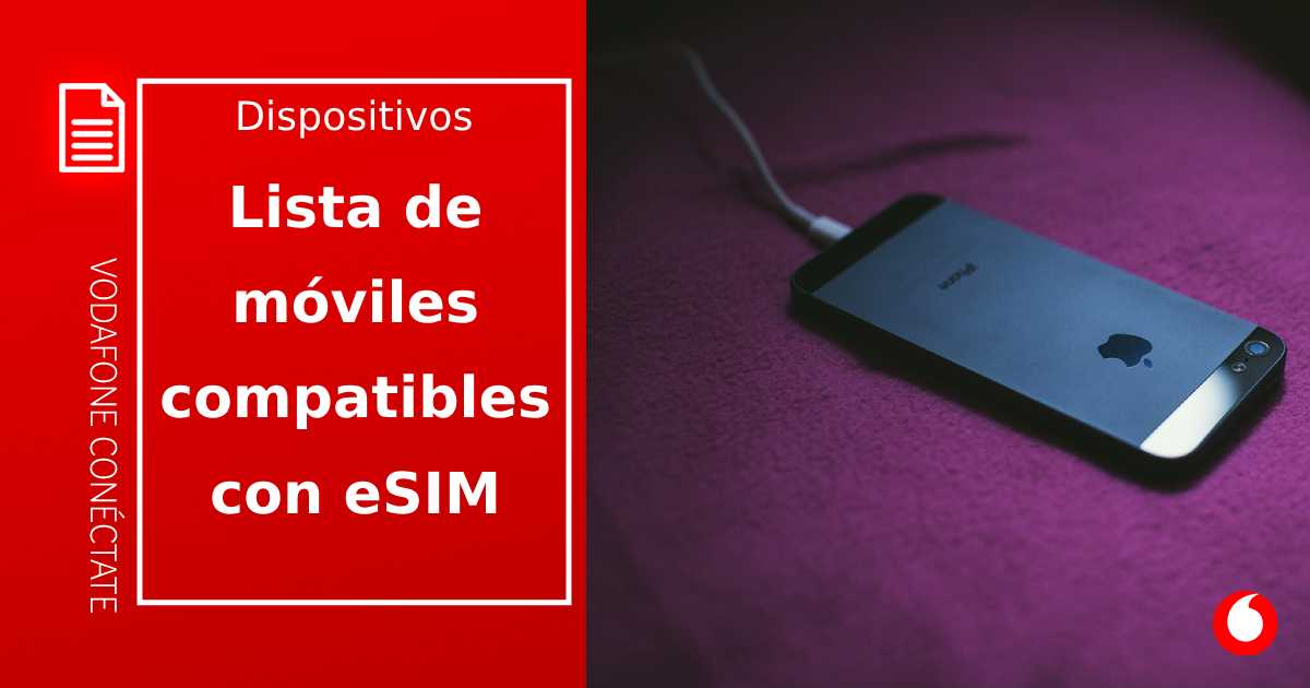 Lista de móviles compatibles con eSIM (Actualizada junio 2025)