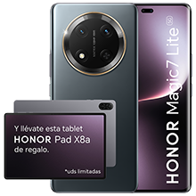 HONOR Magic7 Lite 5G con HONOR Pad X8a 512GB Negro